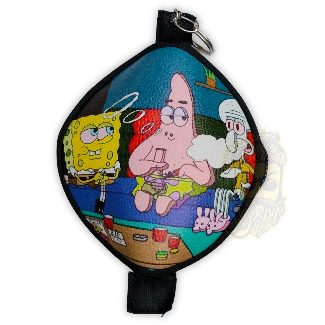 Stoner Cartoon character printed crushing pouch