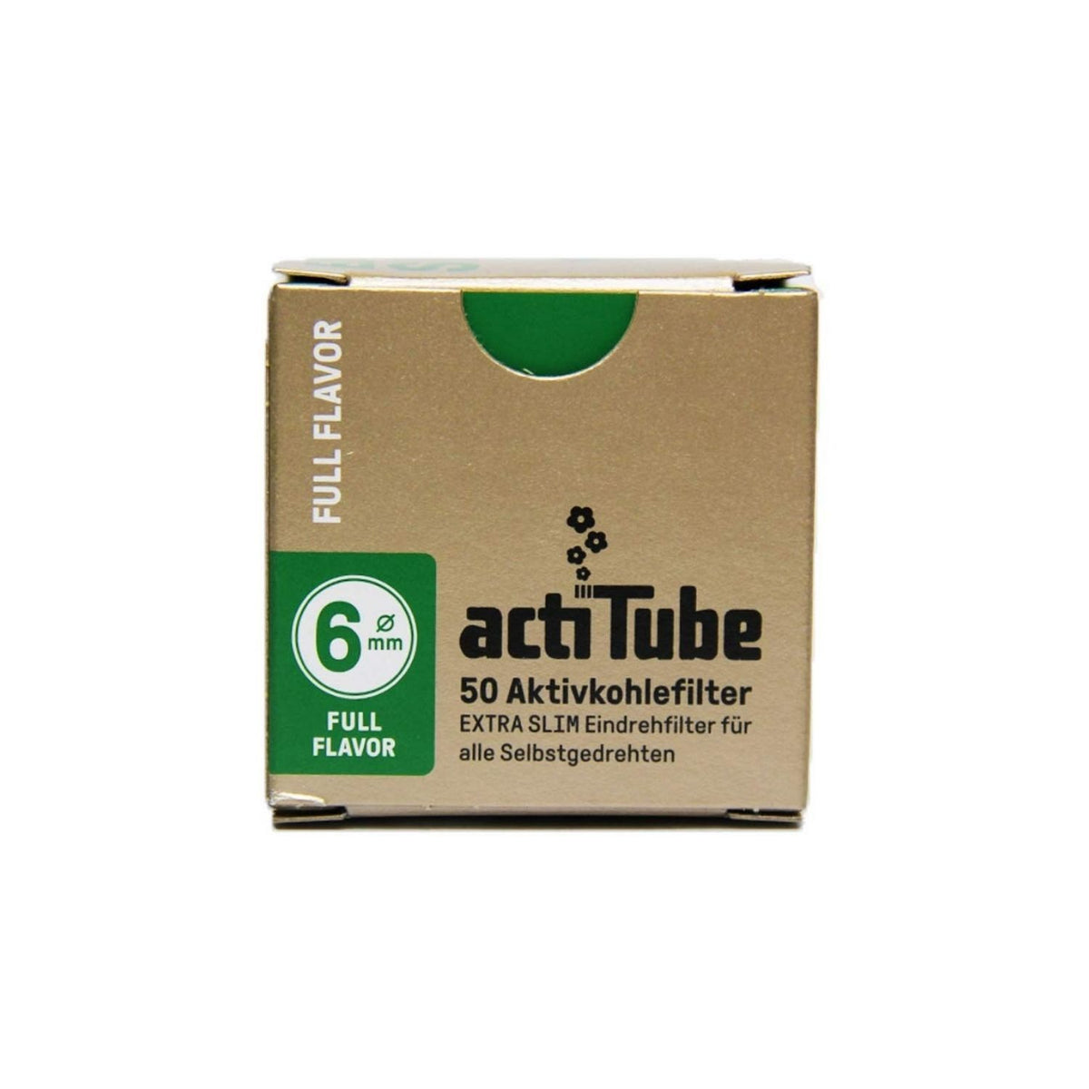 actiTube  Activ Charcoal Slim 7mm Diameter Filters Box x50 pcs - Magic Mind