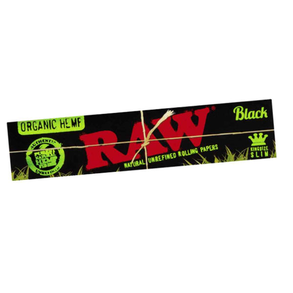 Raw black organic hemp rolling paper 