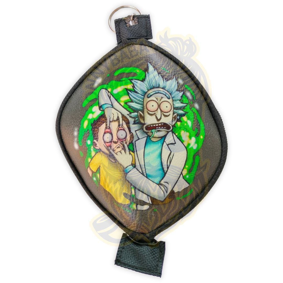Rick and Morty stoner cartoon print crushing pouch 10