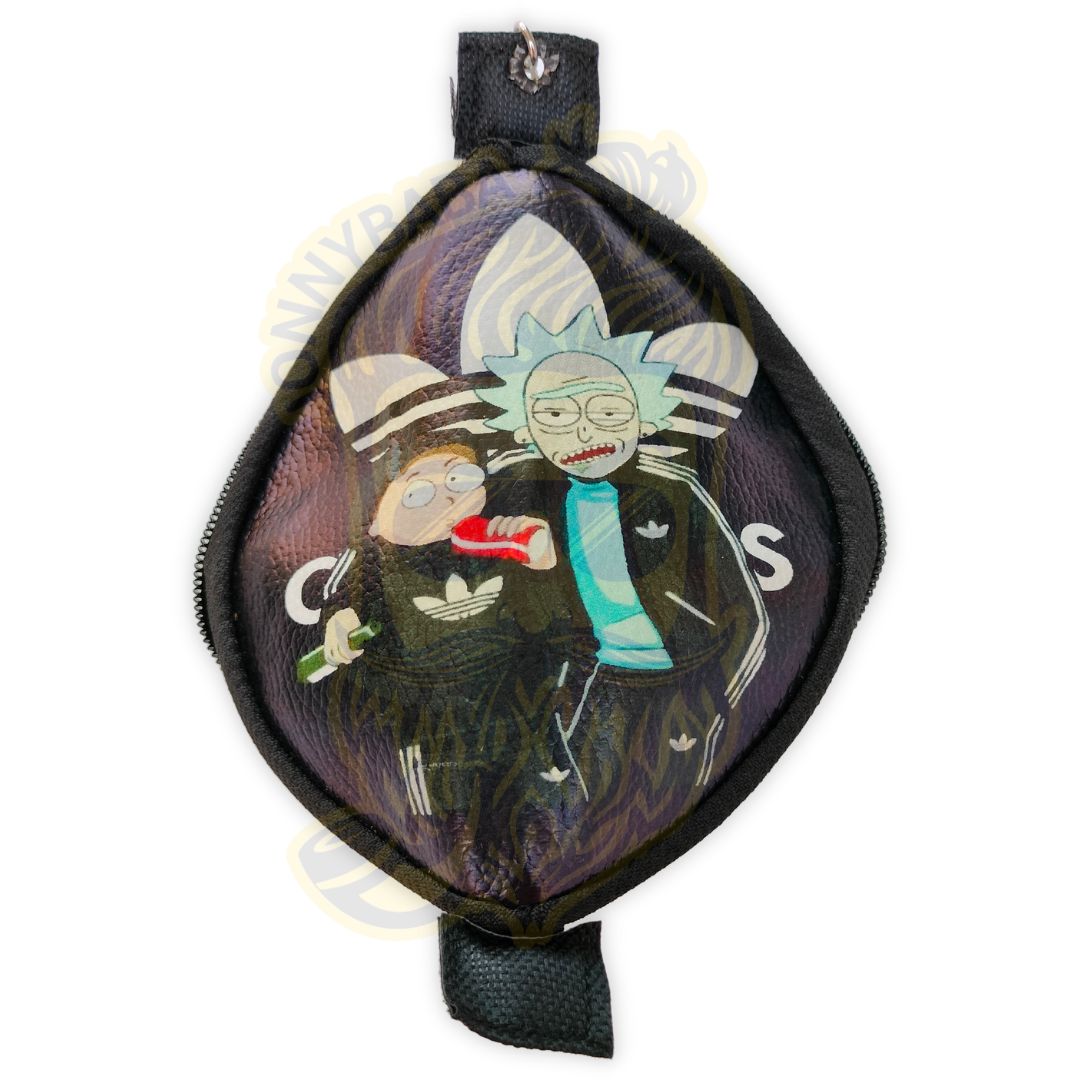 Rick and Morty stoner cartoon print crushing pouch 7