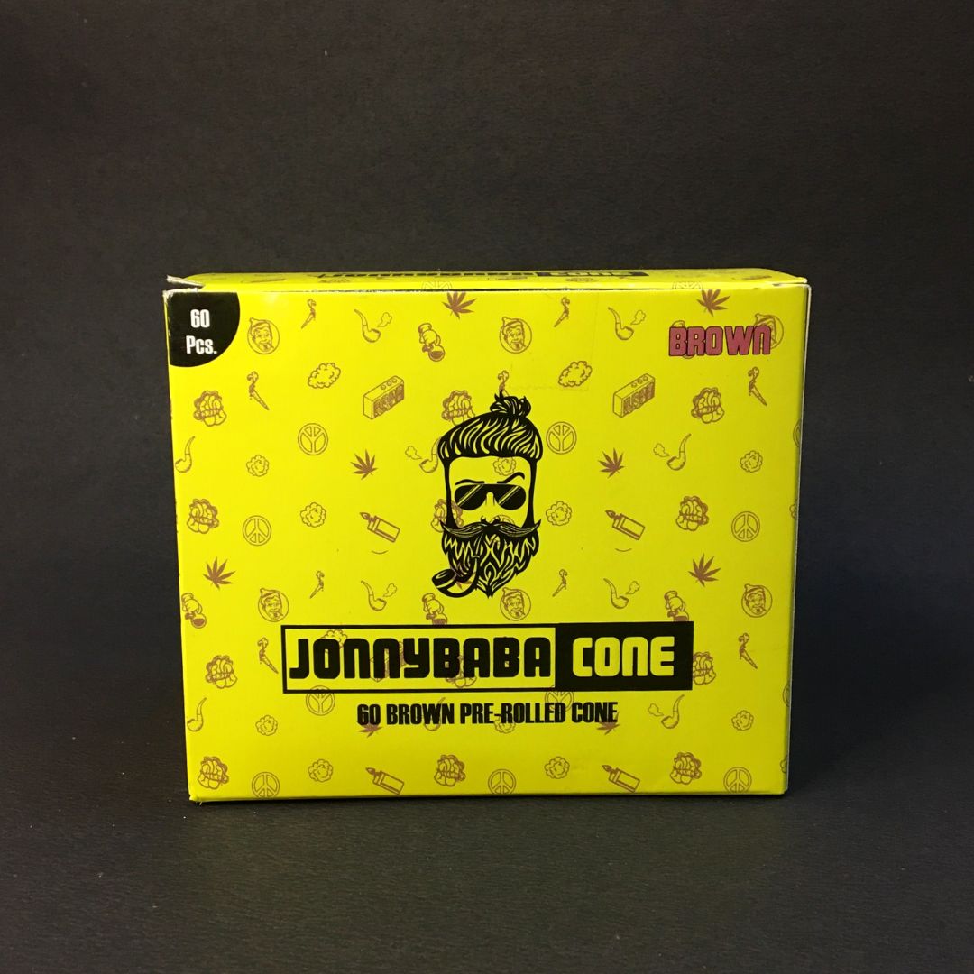 jonnybaba brown pre-rolled joint cone available now