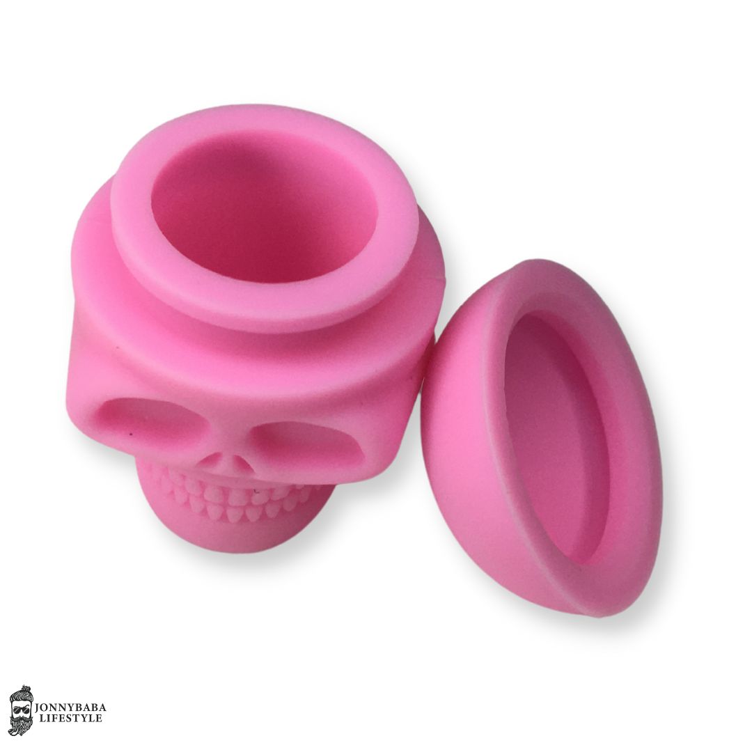 Skull silicon wax container now available on jonnybaba lifestyle