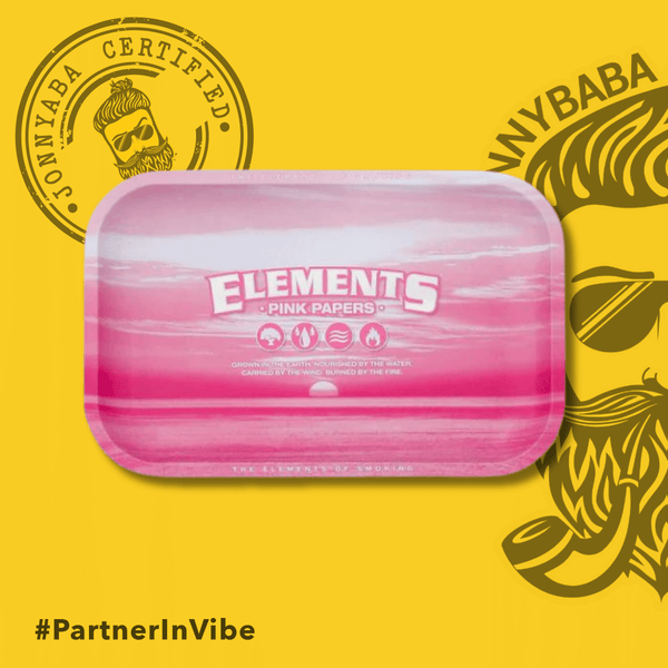 Elements Pink Rolling Tray