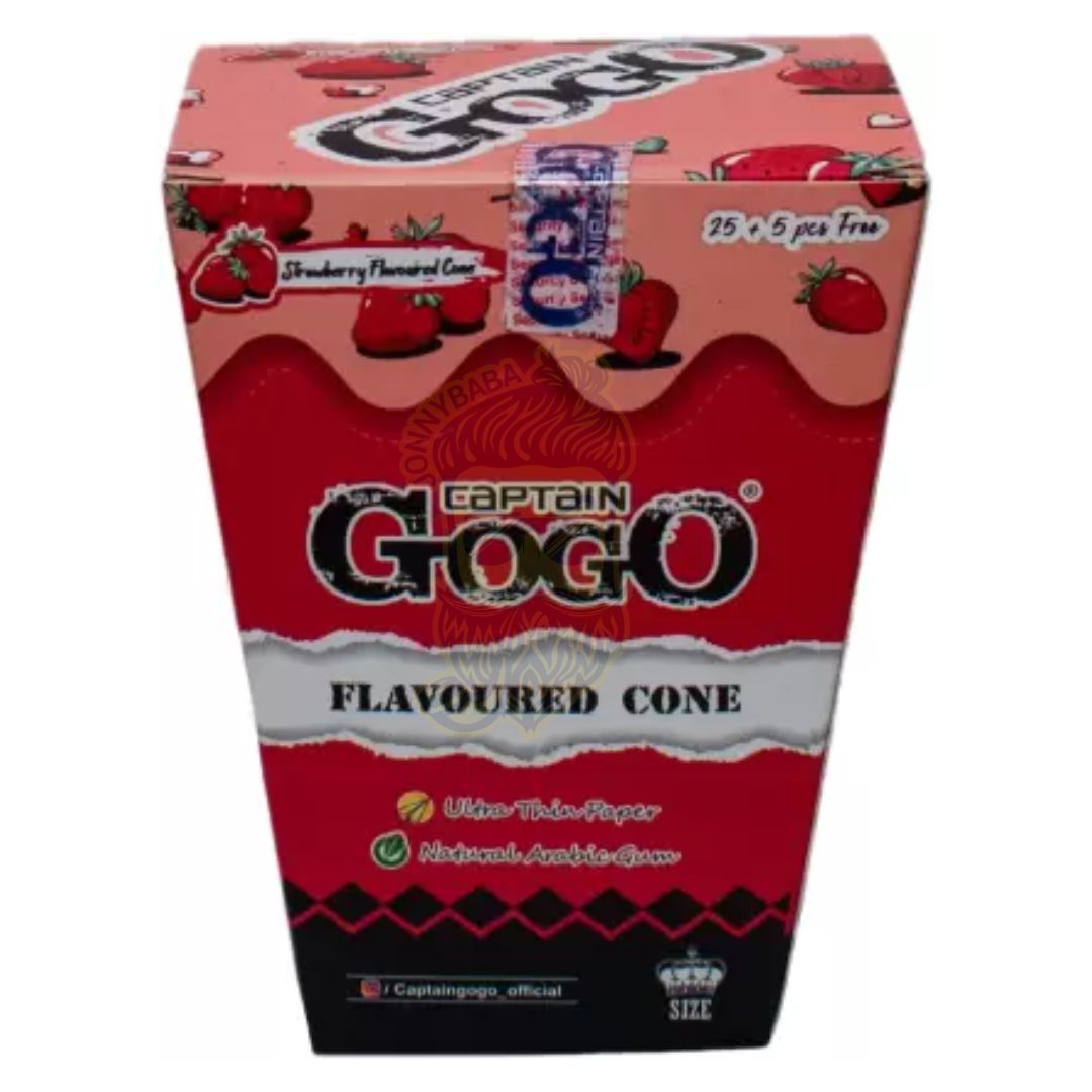 Gogo Strawberry Flavored Pre-rolled Cones