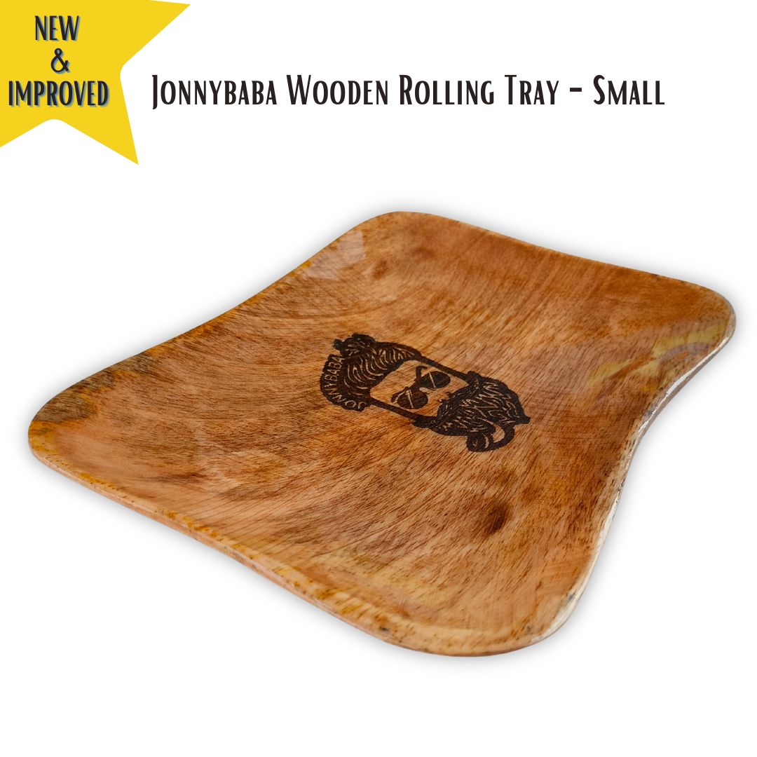 Jonnybaba wooden rolling tray