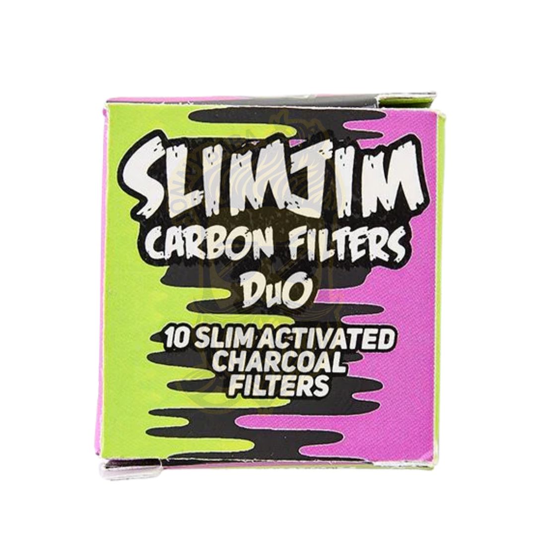 Slimjim Duo Carbon Filters - Pack of 10 - Jonnybaba