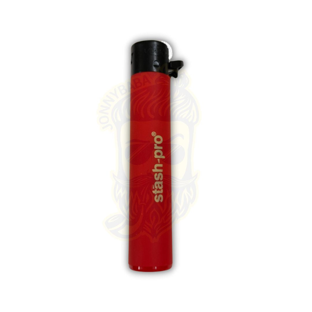 Stash-Pro Slim Flint Lighter red