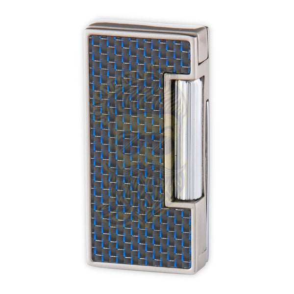 Winjet Carbon Blue Lighter with Pipe Tool