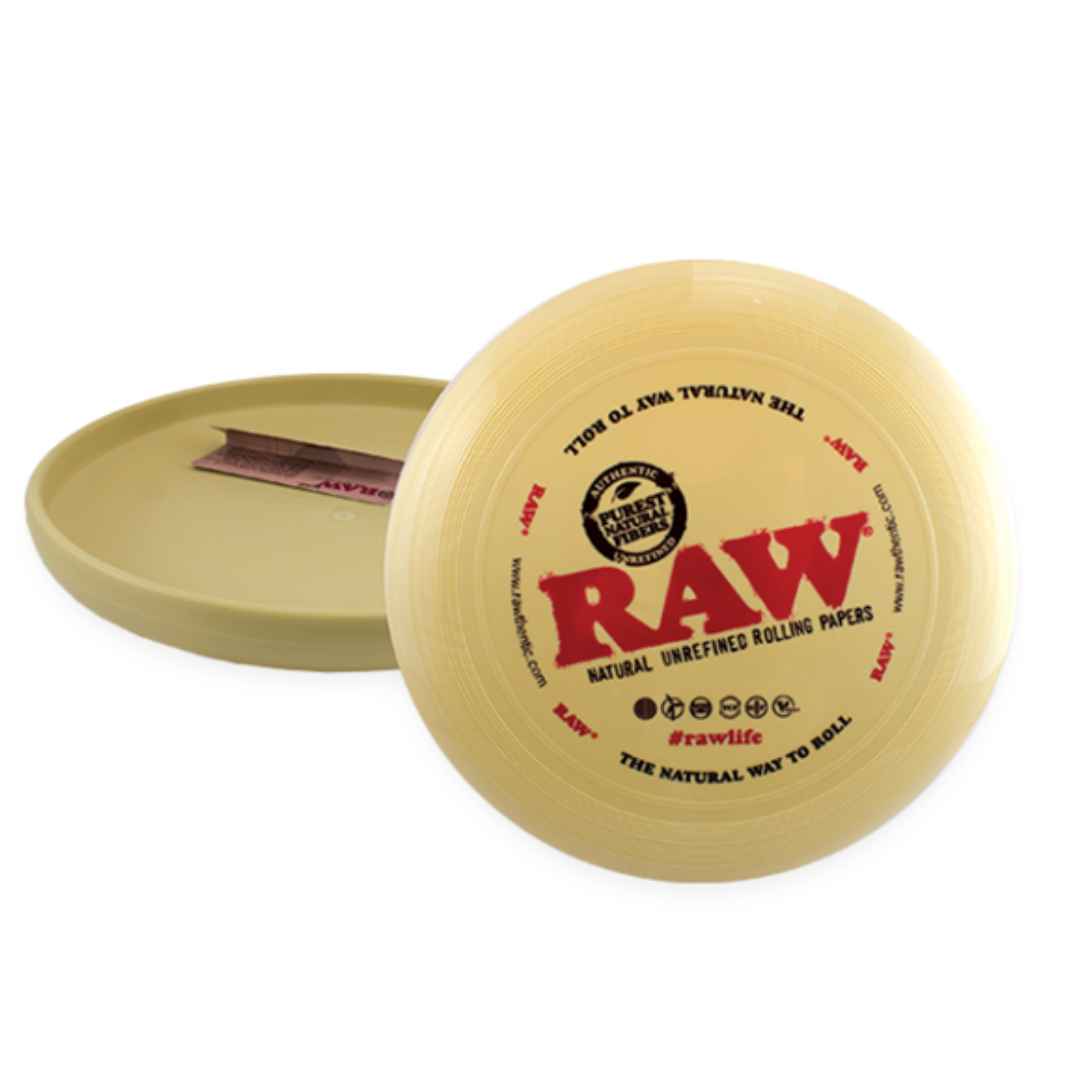 Raw flying disk rolling tray