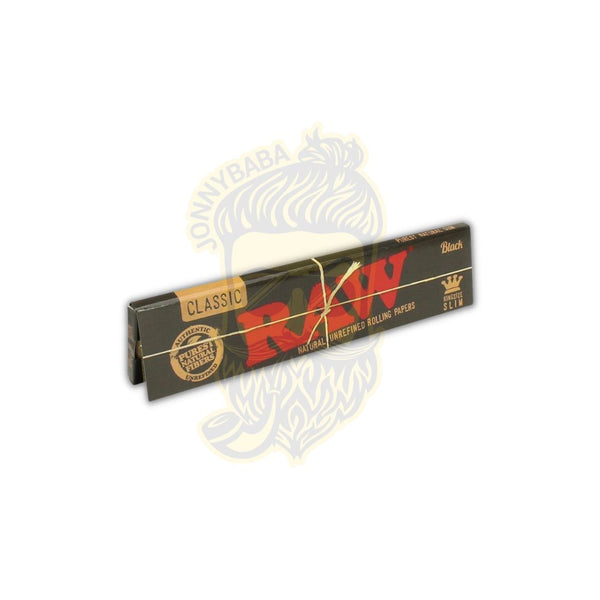 Raw classic black rolling papers 