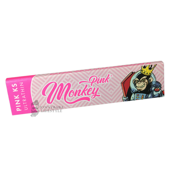 Monkey king pink king size rolling paper available on Jonnybaba Lifestyle 