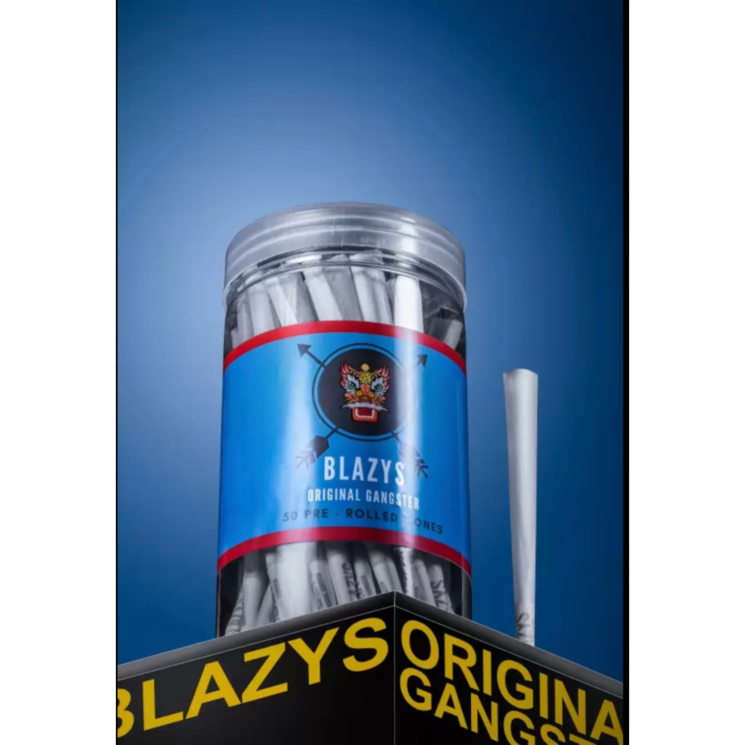 Blazys White pre rolled cones pack of 50 available on Jonnybaba Lifestyle 