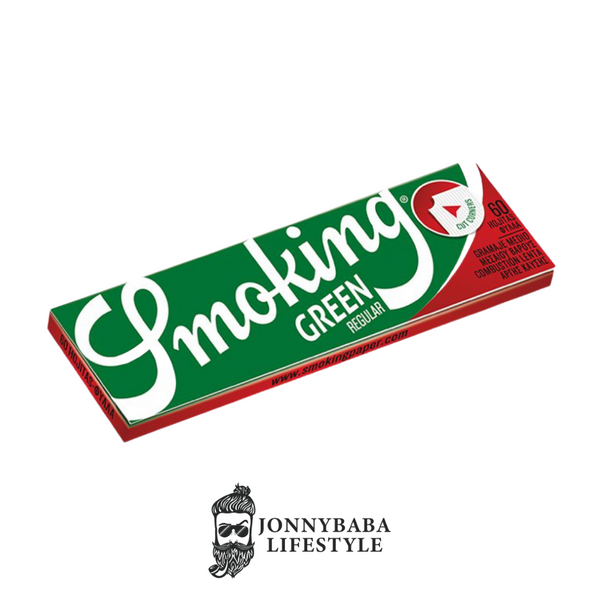 Smoking green cigarette paper small size available on Jonnybaba 