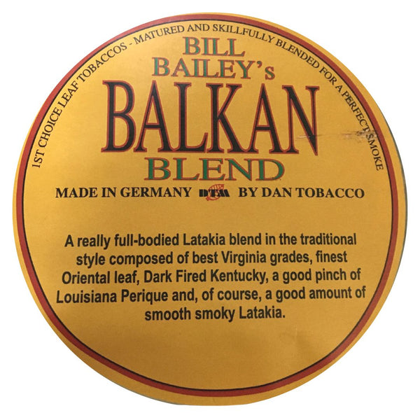 Bill Bailey's Balkan Blend pipe tobacco by dan tobacco available on jonnybaba lifestyle