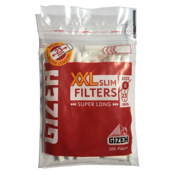 Gizeh XXL slim cigarette filter 23x6 mm  