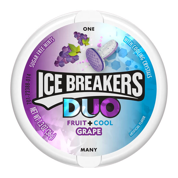 Ice Breakers Duo Fruit & Cool Grape Flavored Mints are now available on Jonnybaba Lifestyle.