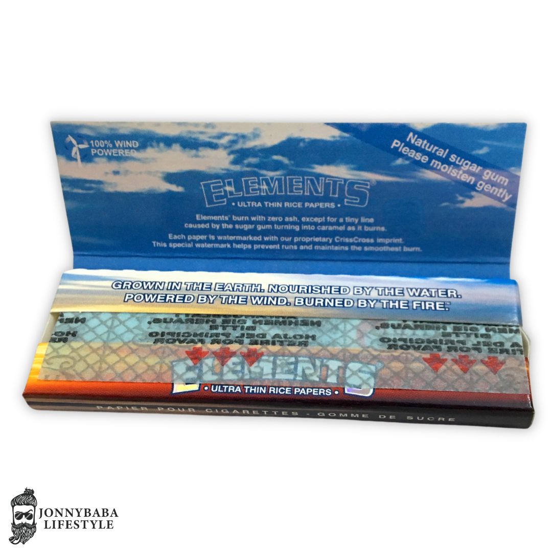 Elements White Single Wide Rolling Paper