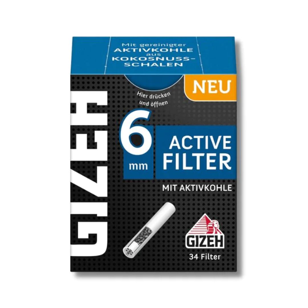 Buy Gizeh Active Charcoal Filter (6MM) on jonnybaba lifestyle