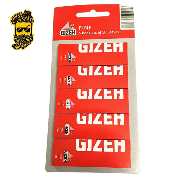gizeh fine red regular size available on jonnybaba lifestyle