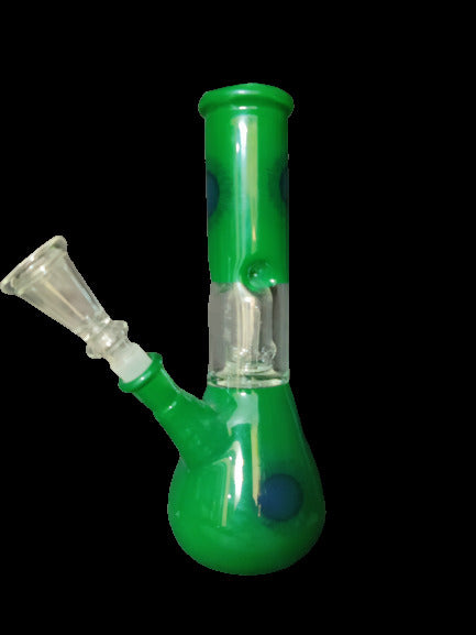 Glass Beaker Ice Percolator bong  - 8 inch