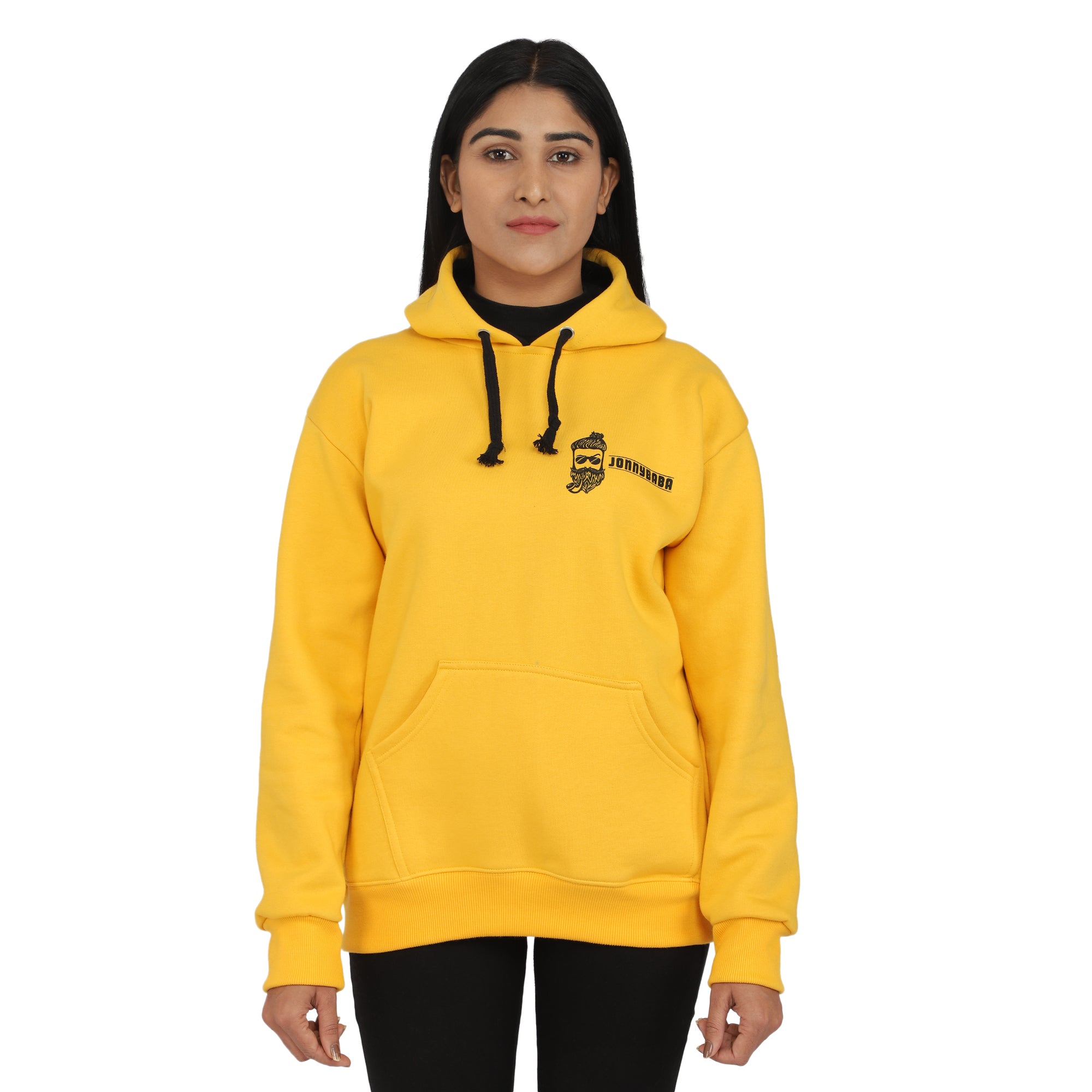 Jonnybaba Yellow Sweatshirt Hoodie