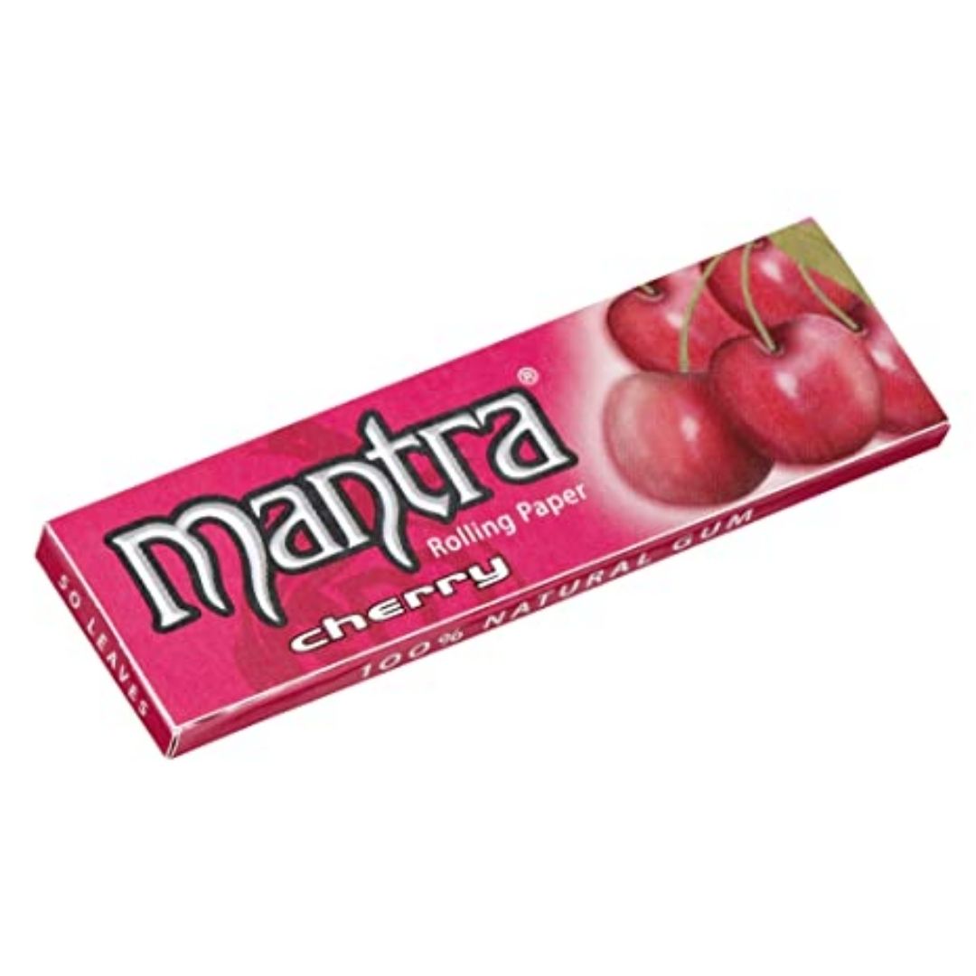 Mantra Cherry Flavored Regular Rolling Paper is available on Jonnybaba Lifestyle.
