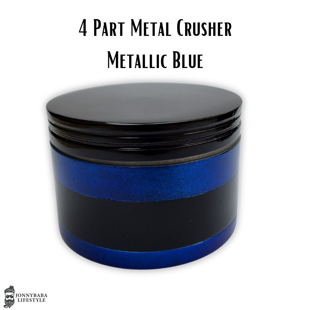 Metallic Blue Metal Crusher/Grinder ( 4 Part )