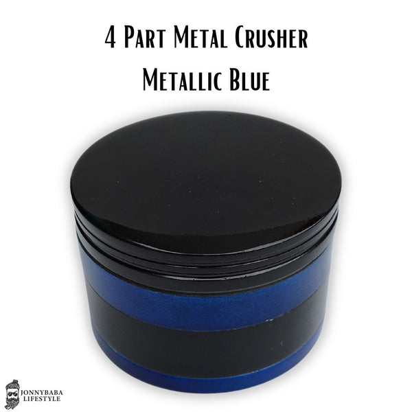 Metallic Blue Metal Crusher/Grinder ( 4 Part )