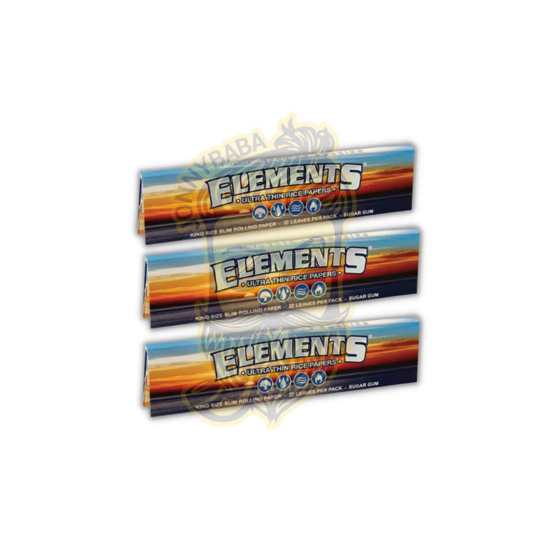 Elements Rolling Papers - Single Wide (100 Papers) - Smoke Cargo
