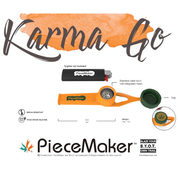 Piecemaker karma go silicone smoking pipe