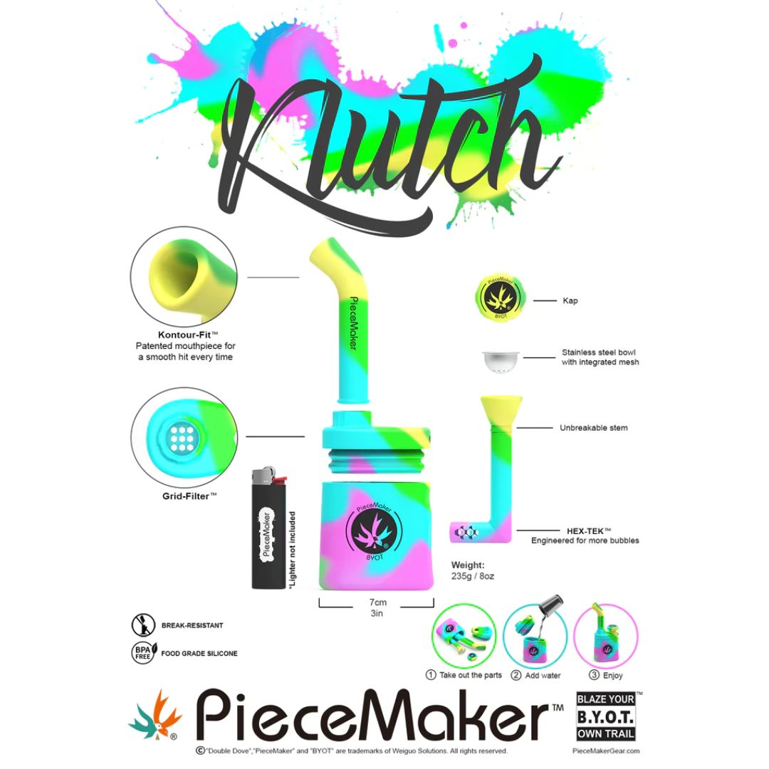 Piecemaker Klutch - Purple Silicone bong