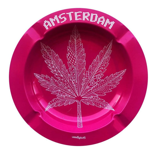 Pink Amsterdam Metal Ashtray - Best Buds