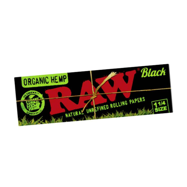 Raw black organic hemp Rolling paper 