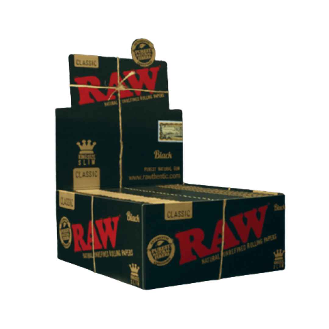Raw black rolling papers 