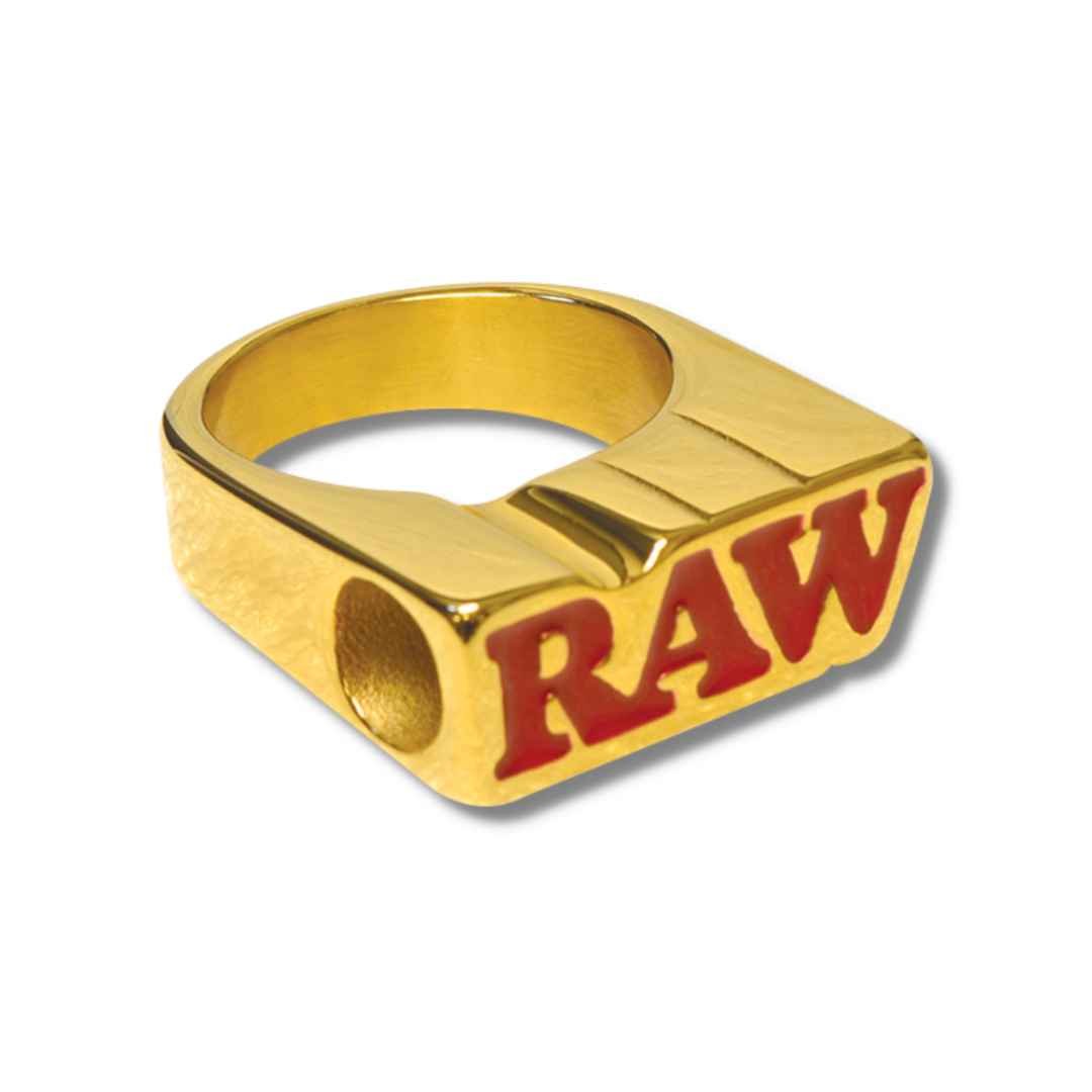 raw gold ring