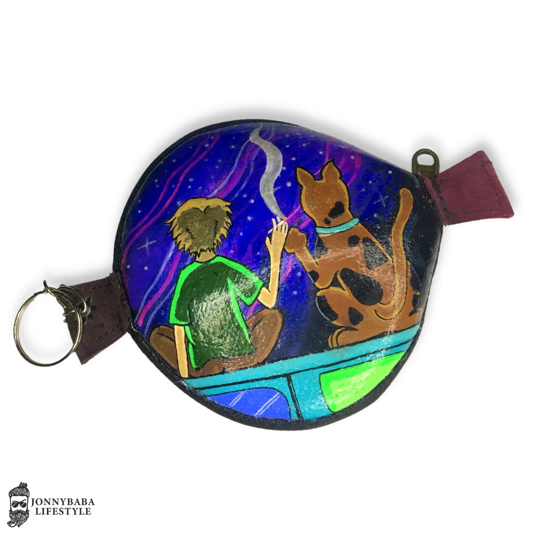 Shaggy and Scooby-Doo Crushing pouch for stoners available at jonnybaba 