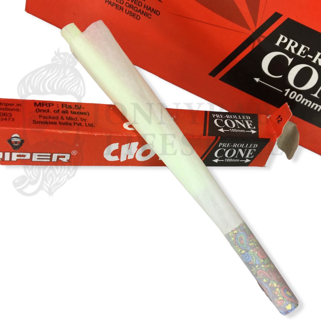 Triper chotu white pre-rolled cone