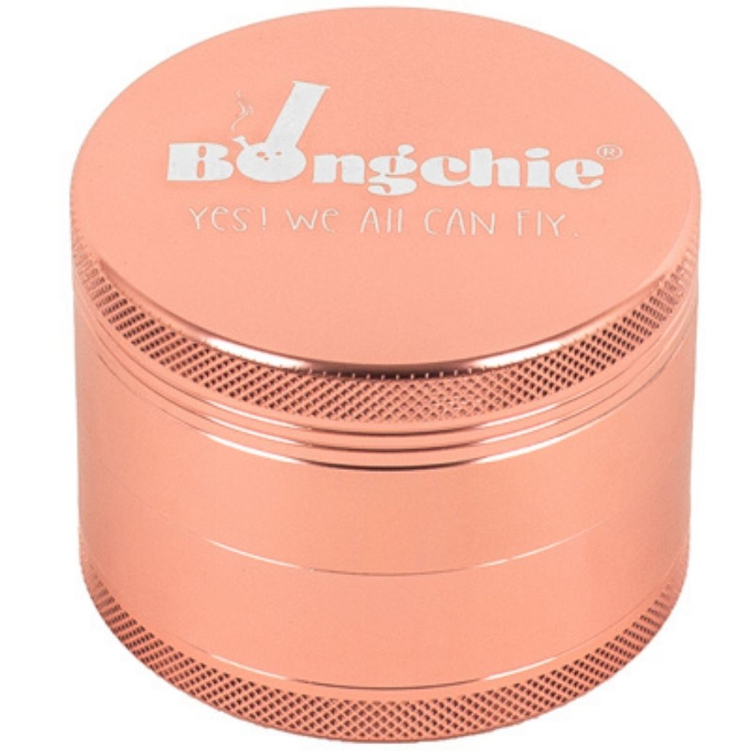 bongchie high grade aluminium crusher/Grinder Rose Gold