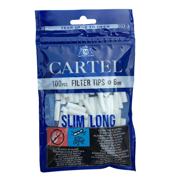 cartel cotton slim and long filters 22 x 6