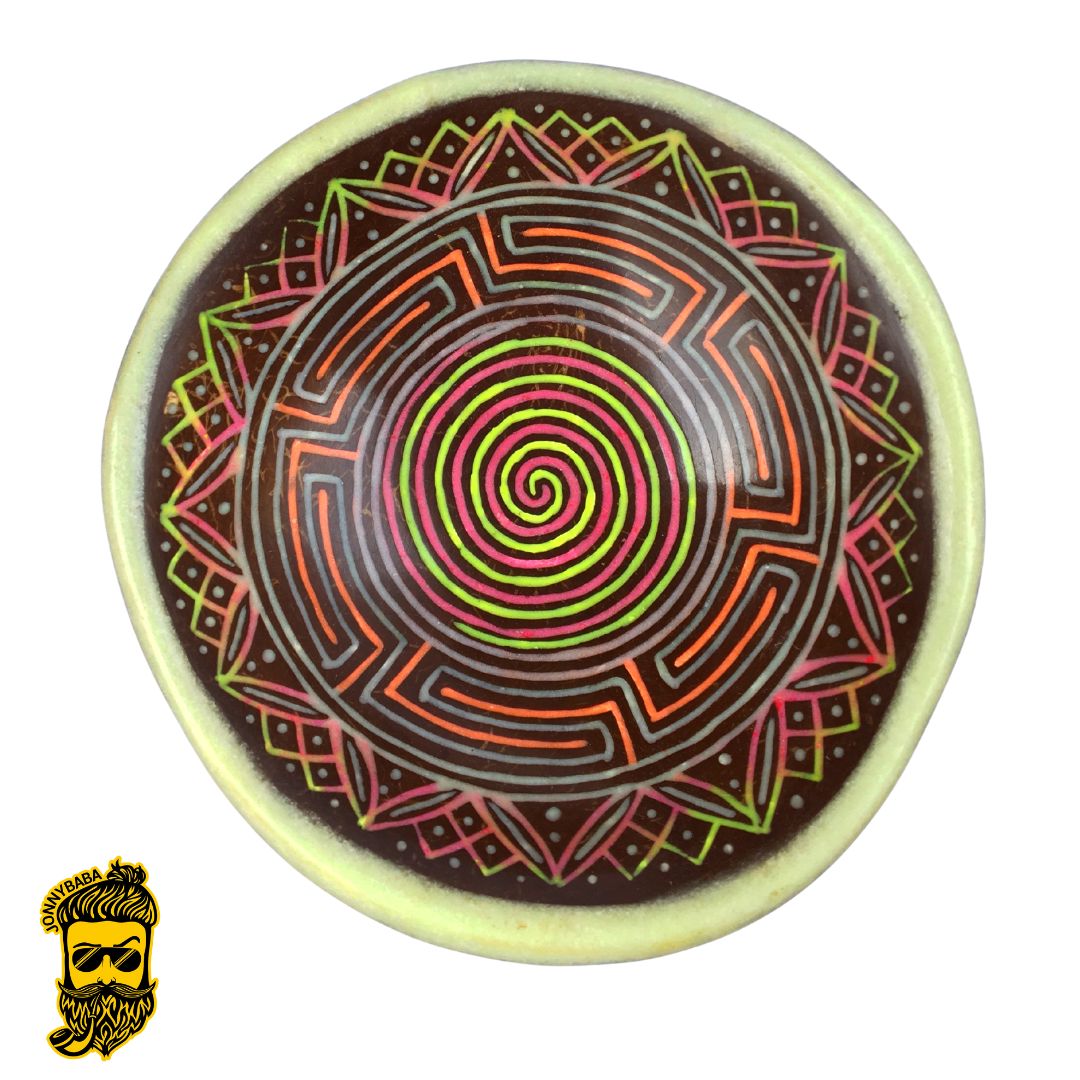 Hippie glow in dark mixing bowl available on jonnybaba lifestyle