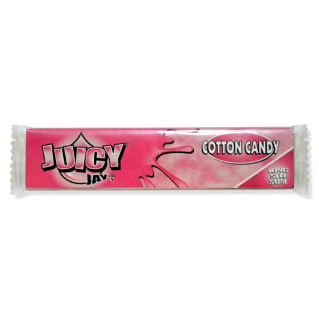 juicy jay cotton candy flavoured rolling paper