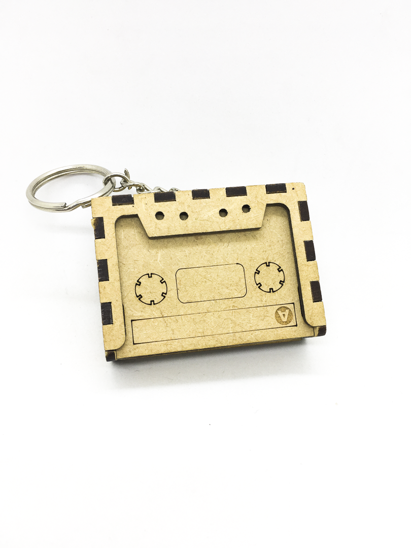 Cassette Keychain - Secret Stash Keeper