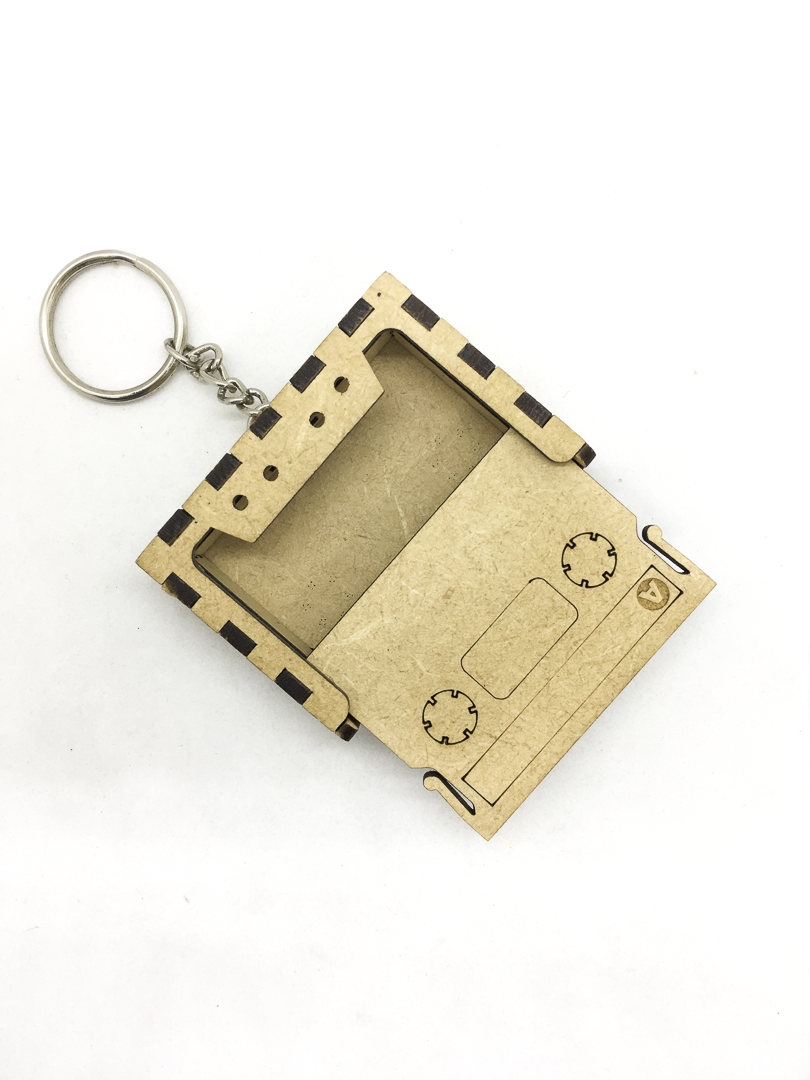 Cassette Keychain - Secret Stash Keeper