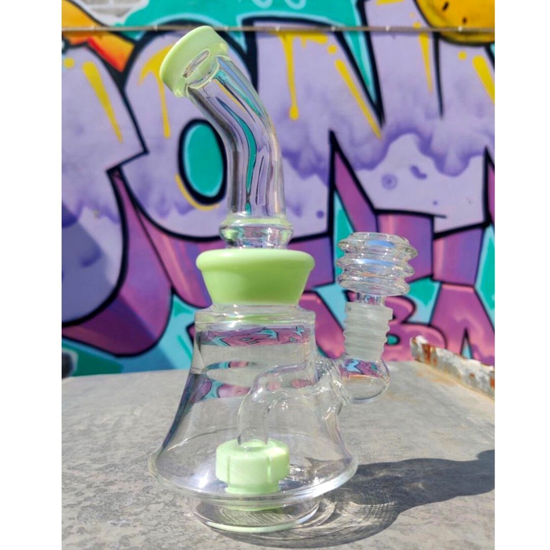 Matrix percolator 8 inch glass bong Light green now available on jonnybaba Lifestyle