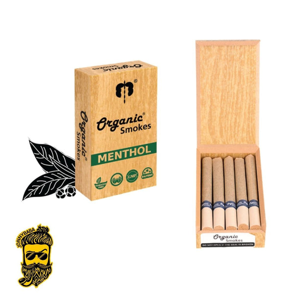 Organic smokes menthol cigarettes