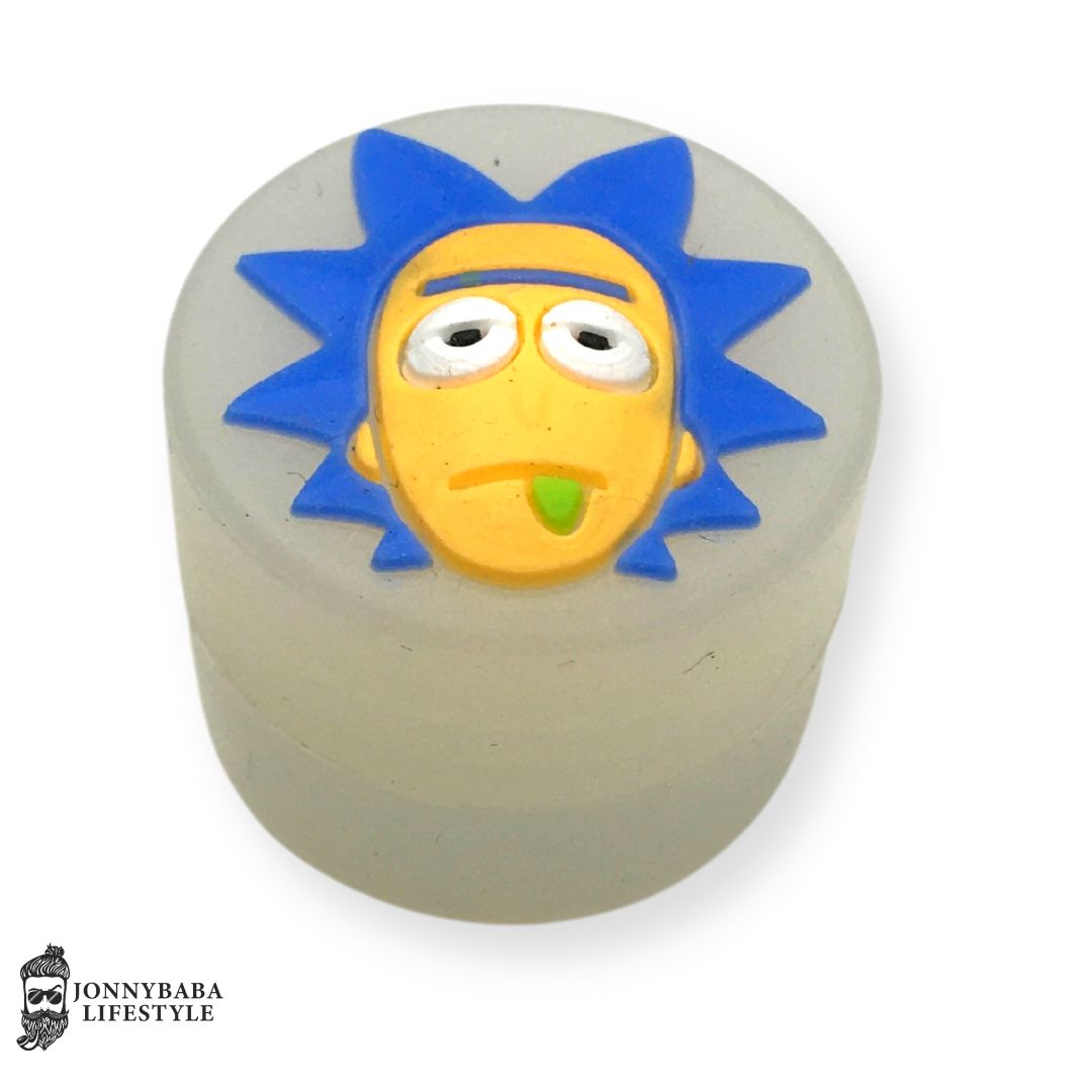 Rick and morty Silicone wax Container now Available on jonnybaba