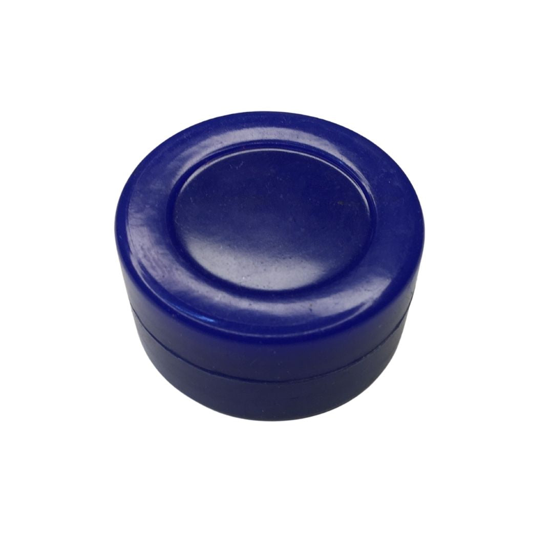 Silicone container blue