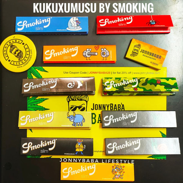 smoking kukuxumusu rolling paper available on jonnybaba lifesytyle